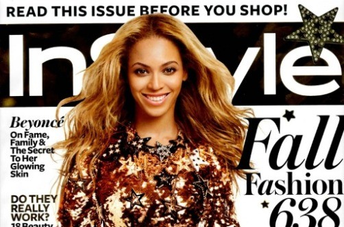 Beyoncé en la portada de In Style