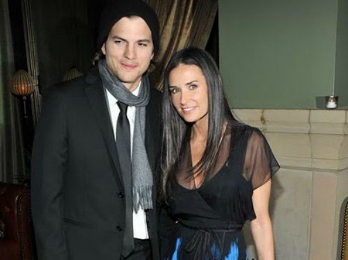 Ashton Kutcher y Demi Moore pasan unos días en la casa de Bruce Willis