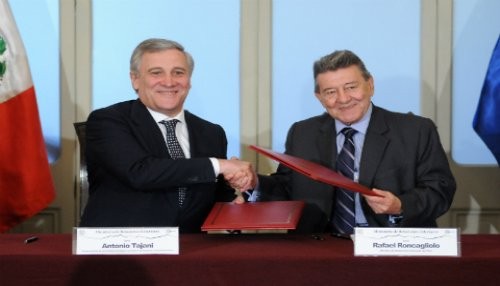 El Perú y la Unión Europea firman cinco acuerdos en Cancillería