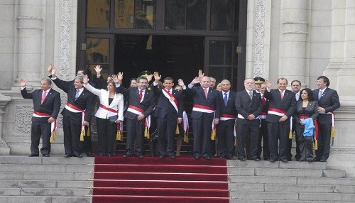 Ollanta Humala se reunió con ministros en Palacio