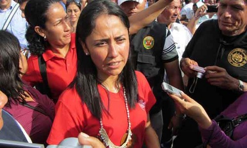 Nadine Heredia: camioneta donde iba pertenece a ONG vinculada a Hugo Chávez
