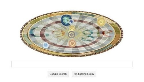 Un Doodle de Google celebra el 540 aniversario de Copérnico