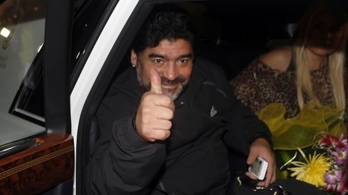 Maradona: Espero que mi nieto, mi  hijo y el de Messi jueguen juntos
