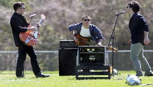 Jonas Brothers en el rodaje de su video Pom Poms [FOTOS]