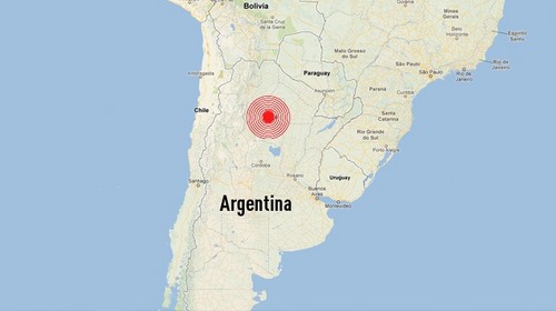 Un sismo de 5,9 grados sacudió  Argentina