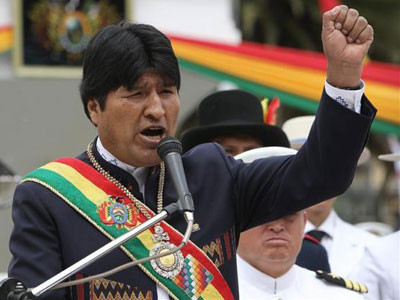 Evo Morales a Piñera: Chile desea ver a Bolivia geográfica y económicamente débil