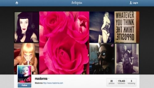 Instagram amenaza con cerrar la cuenta de Madonna