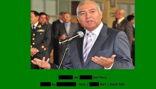 Anonymous vulnera perfiles de ministros Paredes y Pedraza