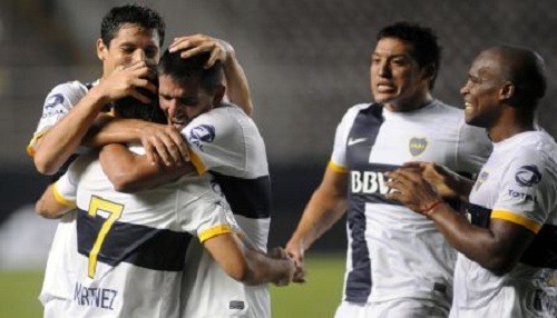 Boca Juniors venció 2-1 a Barcelona de Ecuador