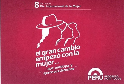 Ministerio de la Mujer: Invitación por el Día Internacional de la Mujer