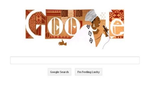 Google celebra con un Doodle el cumpleaños de Miriam Makeba