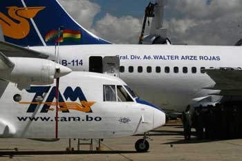 La Fuerza Aérea de Bolivia  recibió dos nuevos aviones