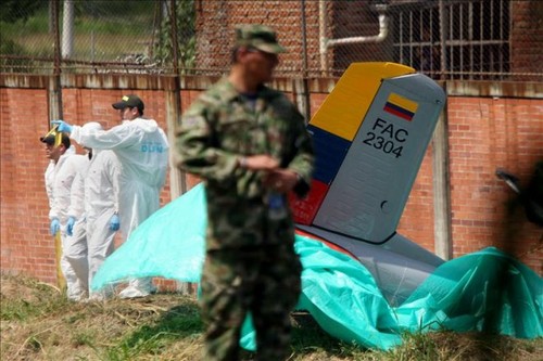 Dos pilotos de la Fuerza Aérea de Colombia mueren en accidente aéreo