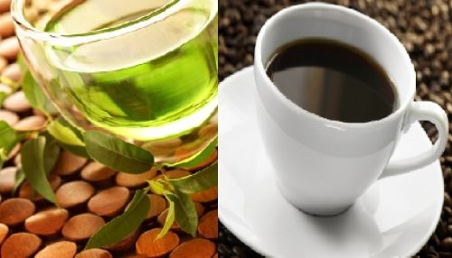 Para prevenir un derrame cerebral: Un café y cuatro tazas de té verde al día