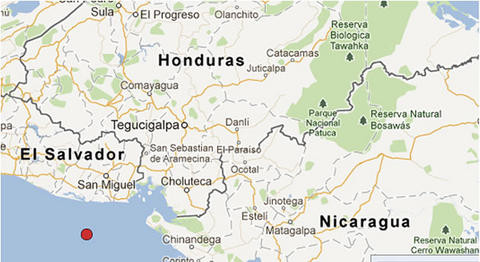 Sismo de 4,1 grados sacudió a Nicaragua y El Salvador