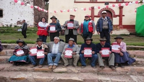 Huancavelica: 2,537 familias reciben títulos de propiedad