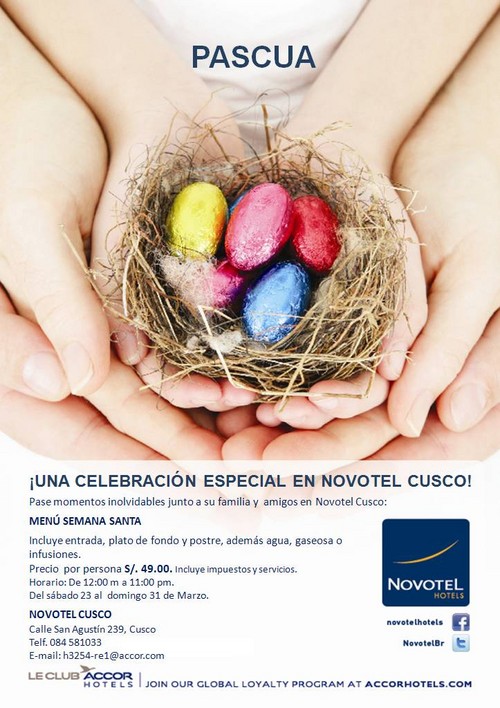 En Novotel Perú se Respira el Verdadero Sentimiento de Semana Santa