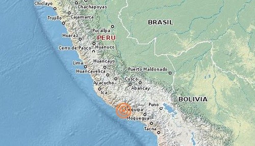 Sismo de 4.1 grados se sintió en Arequipa