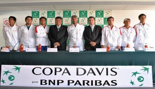 Perú y Venezuela presentaron a sus equipos para la Copa Davis
