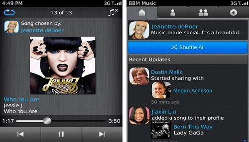 BlackBerry cierra en junio su servicio BBM Music