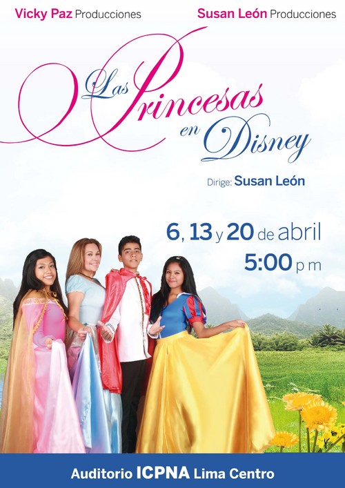 Hoy Sábados 6, 13 y 20; 'Las princesas en Disney' en el ICPNA Lima Centro