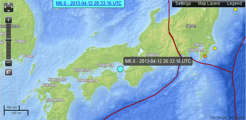 Un sismo de magnitud 6,0 sacude Japón