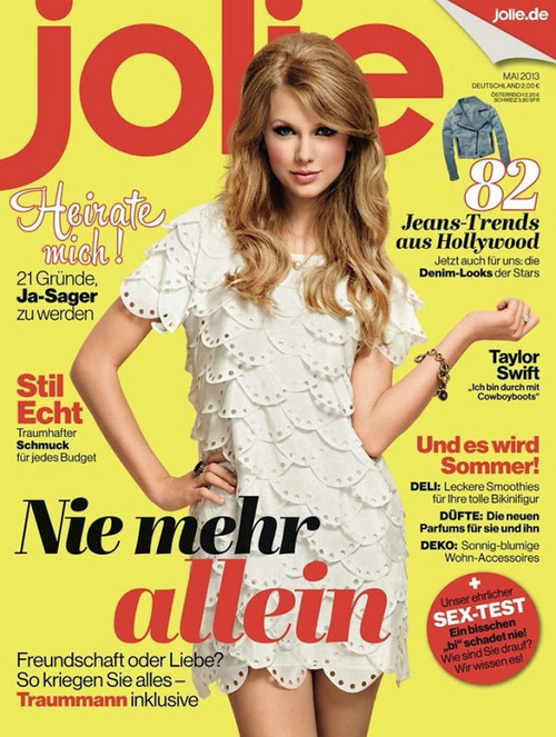 Taylor Swift con imagen sensual en revista alemana