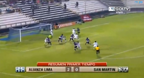 El colero San Martín volteó el partido al Alianza Lima y lo derrotó por 3 - 2