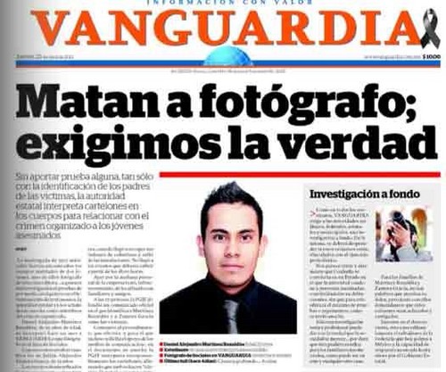 [México] Reportero gráfico del diario Vanguardia es asesinado en Coahuila