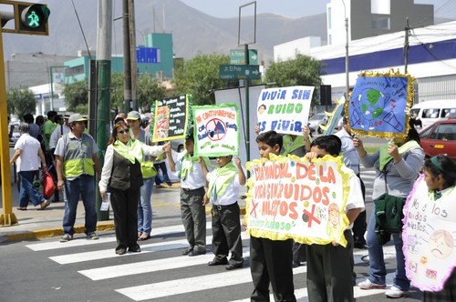 Municipalidad de Surco realizó campaña por el 'Día Mundial De Una Vida Sin Ruidos'