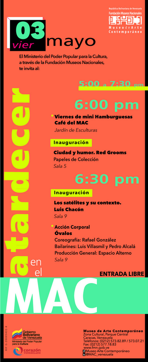 [Venezuela] Atardecer en el Museo de Arte Contemporaneo: Este viernes 3 de mayo