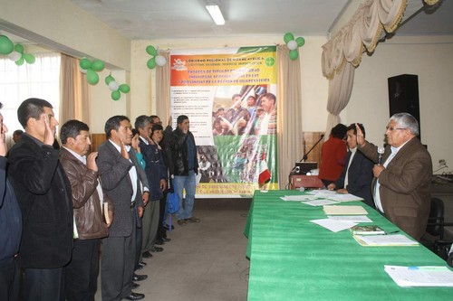 Juramenta Comité Organizador de la Expo Agro Regional Huancavelica 2013