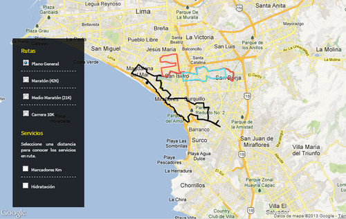 Todo listo para la dar inicio a la 5ta edición de la Maratón de Lima 42 km
