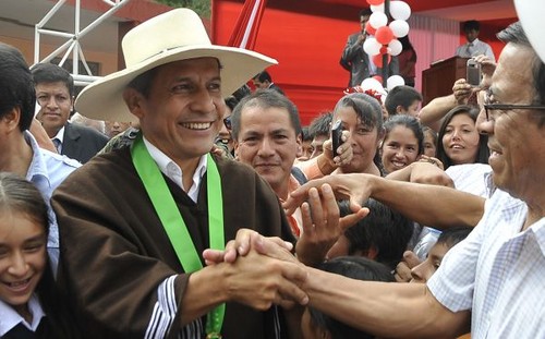 En sorpresiva visita a Cajamarca Ollanta Humala dijo 'He regresado a cumplir mi palabra'