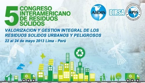 Perú será sede del Quinto Congreso Interamericano de Residuos Sólidos