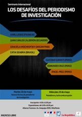 Seminario Internacional Sobre Periodismo de Investigación reúne a destacados periodistas latinoamericanos y de Francia