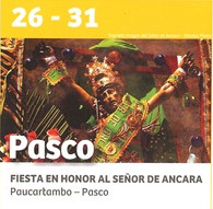 Celebran importante fiesta religiosa en honor al Señor de Ancara en distrito Paucartambo de la región Pasco