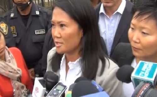 Keiko Fujimori: Humala tendrá botas pero el fujimorismo tiene pantalones ... La libertad de mi padre ahora no solo depende de la familia sino del pueblo peruano