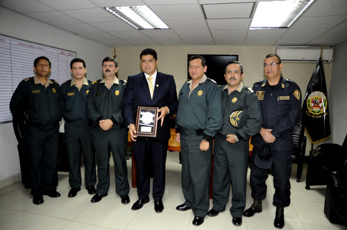 Región Policial de Lima destaca la labor de Alcalde de Santiago de Surco en fortalecer la lucha contra la delincuencia