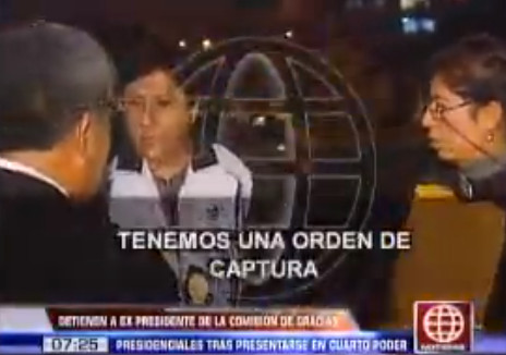 Miguel Facundo Chinguel fue detendio al salir del local de América Televisión