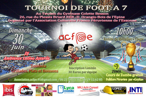 Tournoi de Foot a 7: Estadio Colette Besson, en la ciudad de Courcouronnes, Francia