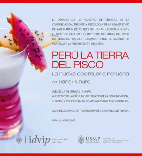 Universidad de San Martín de Porres presenta Perú la tierra del pisco