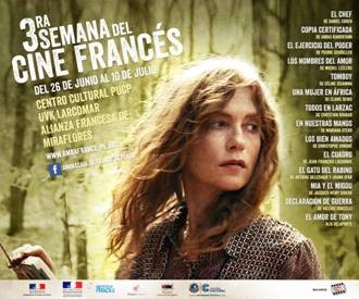 Por tercer año consecutivo se celebra La Semana del Cine Francés con una diversificada cartelera