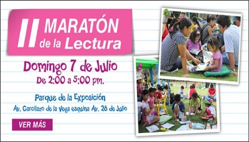 Municipalidad de Lima promoverá cuentos peruanos en la II Maratón de la Lectura
