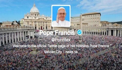 Papa Francisco llega a los siete millones de seguidores en Twitter
