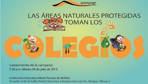 Lanzan campaña nacional 'Las Áreas Naturales Protegidas toman los colegios'