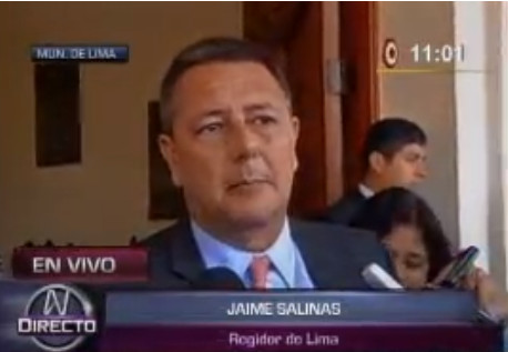 El pedido de vacancia contra Jaime Salinas no propsperó, seguirá siendo regidor de Lima