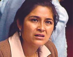 Ex congresista Nancy Obregón fue detenida por efectivos de la Dirandro