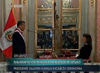Tres mujeres juramentaron como ministras de Estado este mediodía en Palacio de Gobierno