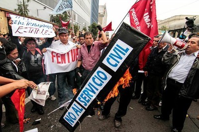 Saldo de las manifestaciones en Lima de este 27 de julio: 16 personas detenidas